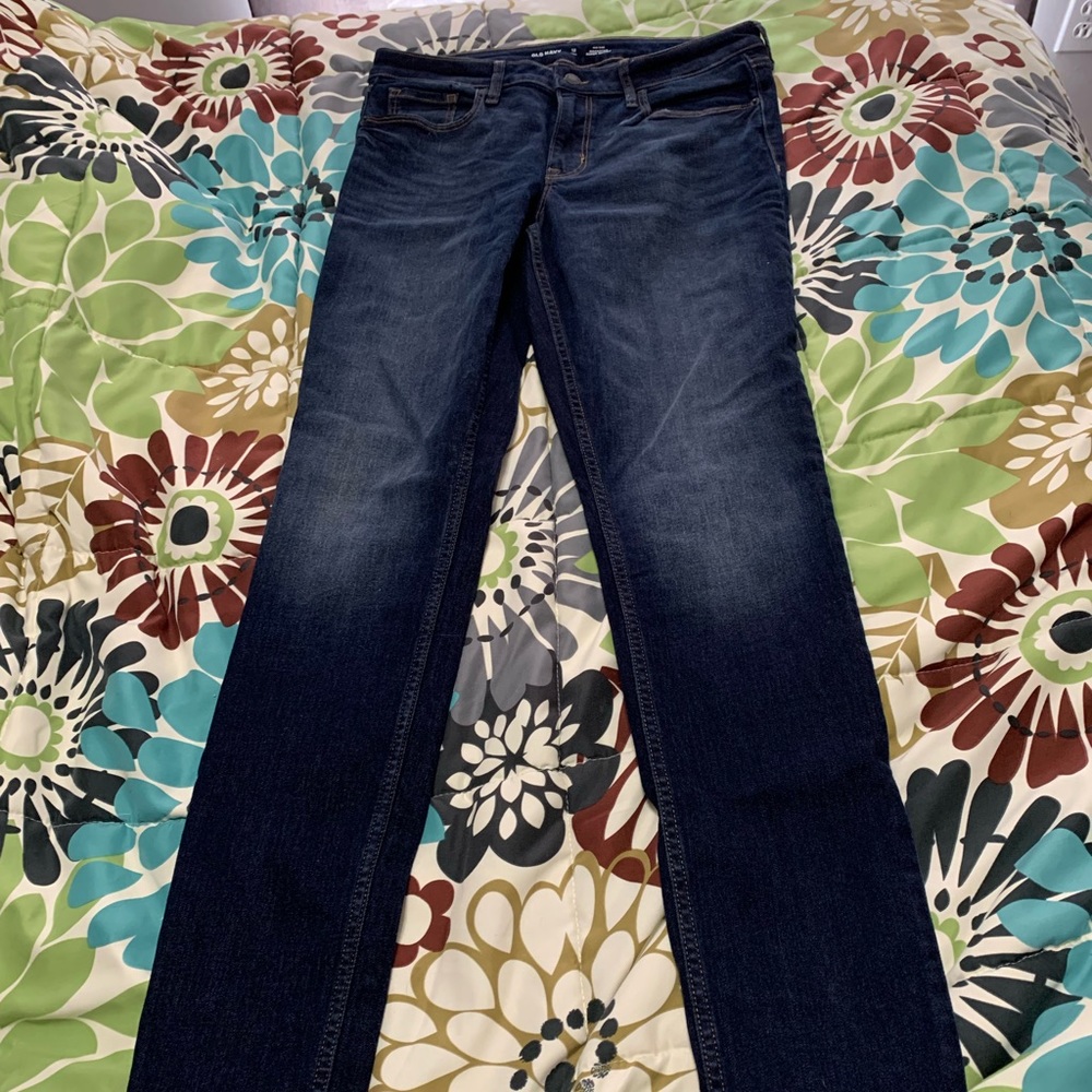 Old Navy Mid Rise Rockstar Super Skinny Jeans